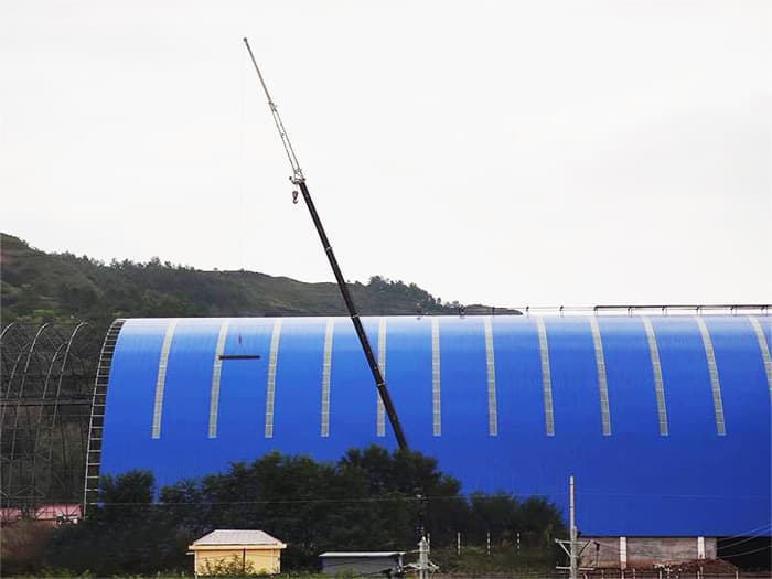 鹤岗煤棚网架工程